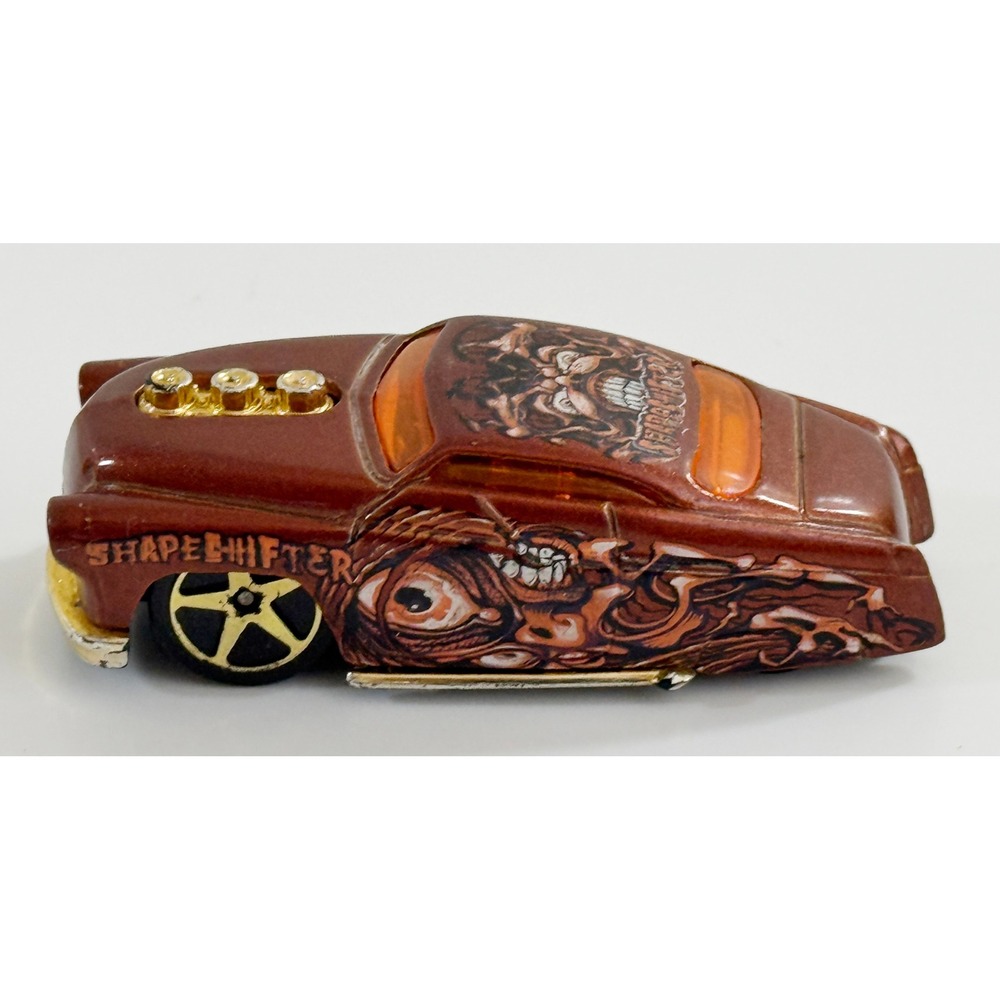 Hot‎ Wheels Shapeshifter Toy Car Kids 1:64 Brown Mutant Machines 2003 Graphics